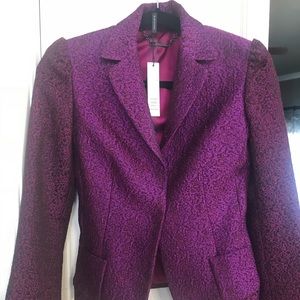 Beautiful Elie Tahari blazer, fuchsia/violet, Sz 2